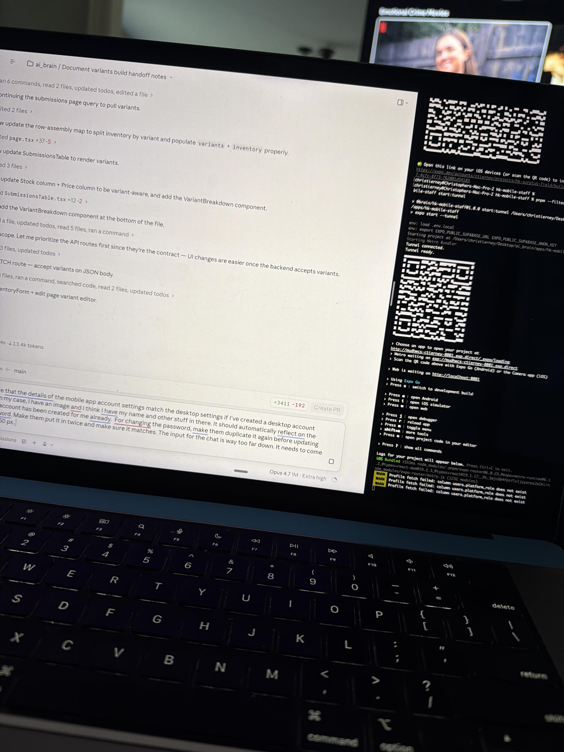 Testing app