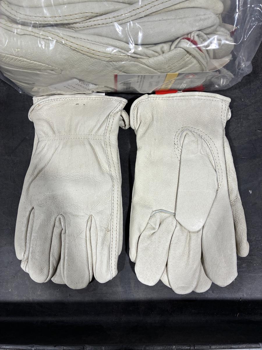 Fleece Lined Grain Pigskin Driver Glove