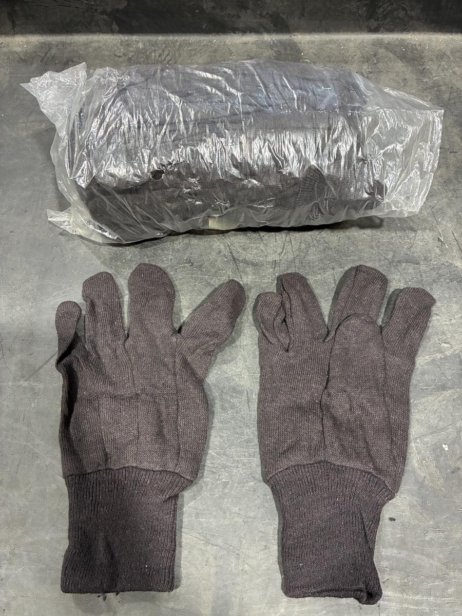Black Industrial Jersey Gloves